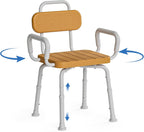 Swivel Shower Chair with Rotating Bath for Inside