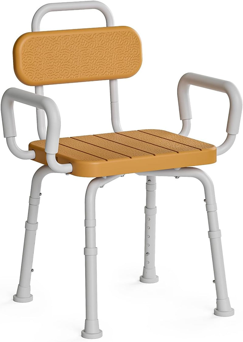 Swivel Shower Chair with Rotating Bath for Inside