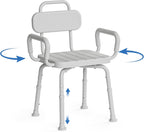 Swivel Shower Chair with Rotating Bath for Inside