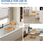 Swivel Shower Chair with Rotating Bath for Inside