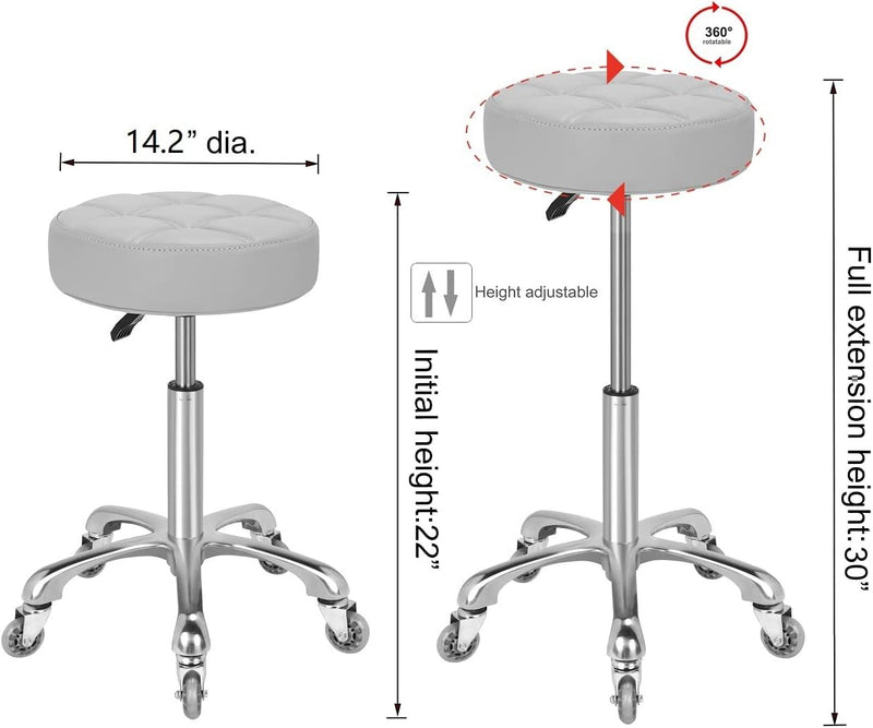 Swivel Stool Chair Height Adjustable 400 Lbs