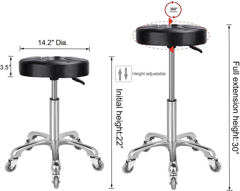 Swivel Stool Chair Height Adjustable 400 Lbs