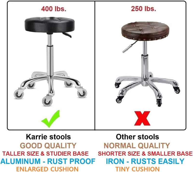 Swivel Stool Chair Height Adjustable 400 Lbs