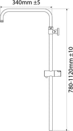 Swpbdivchr Push Button Mixer-Chrome
