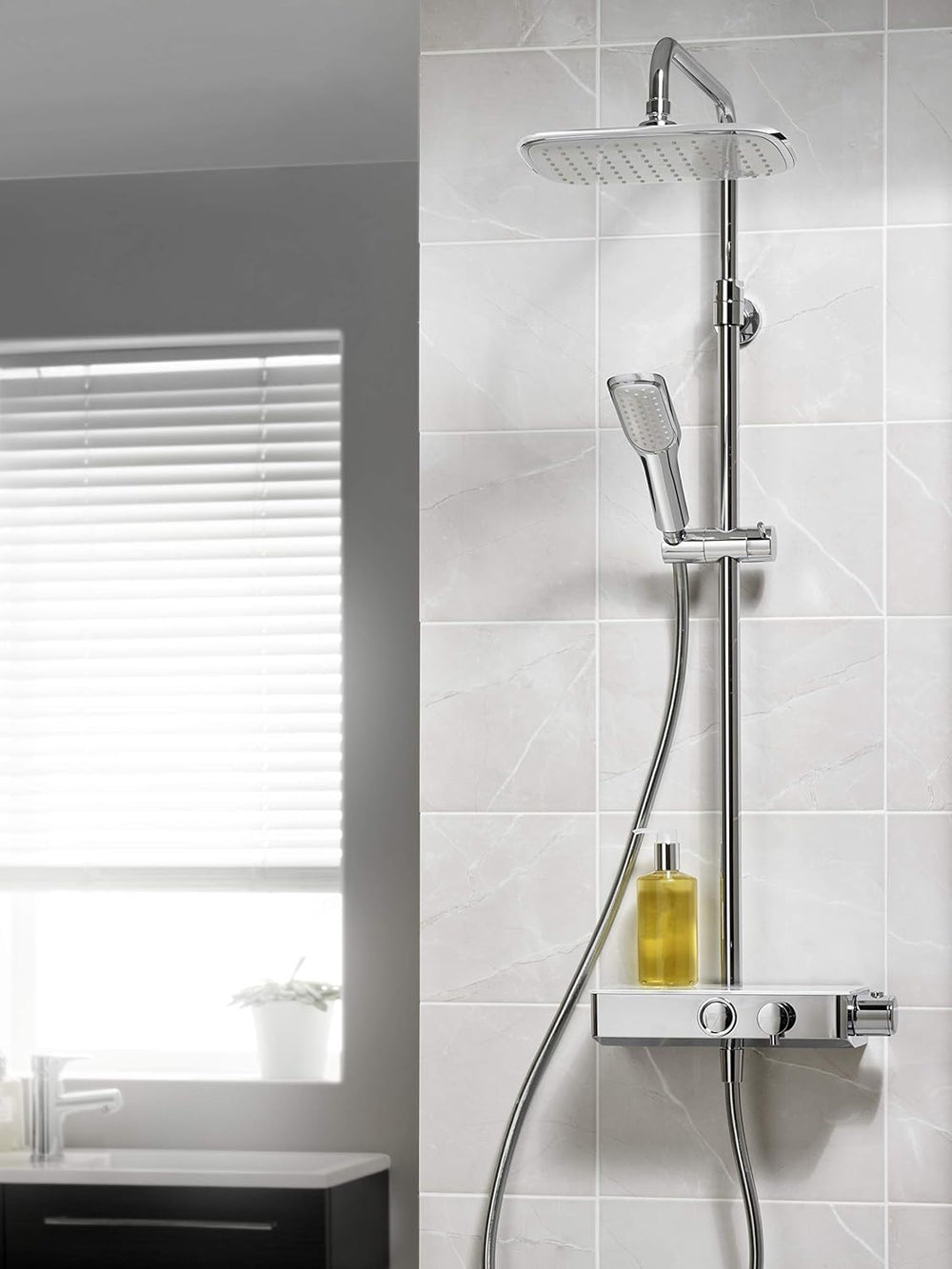 Swpbdivchr Push Button Mixer-Chrome