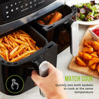 T17088 Vortx 9L Dual Basket Air Fryer