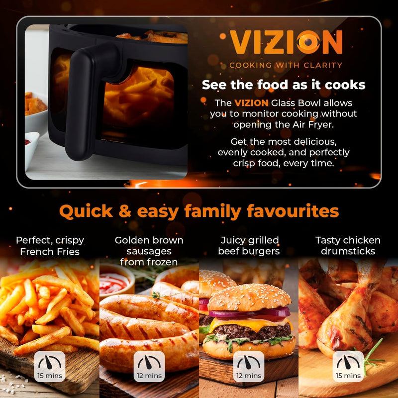 Vortx Vizion 7.5L Air Fryer with Colour