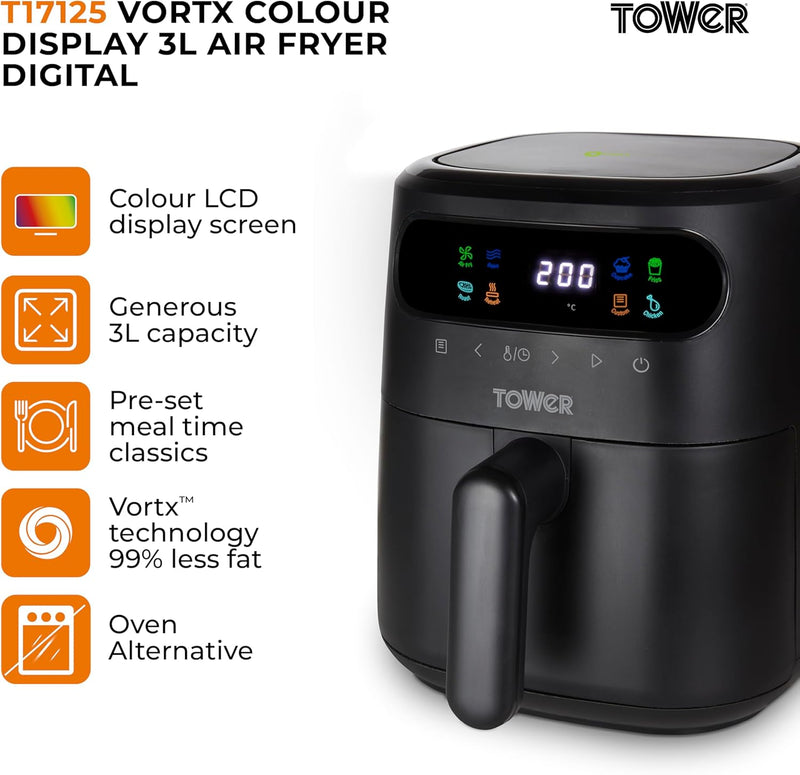Vortx Vizion 7.5L Air Fryer with Colour
