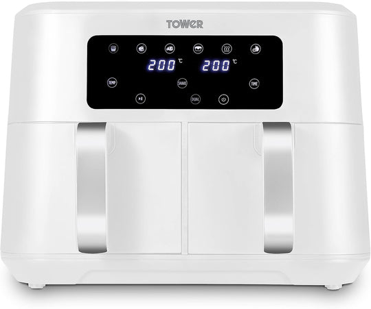 T17137wht Vortx 8.5L Dual Basket Air Fryer