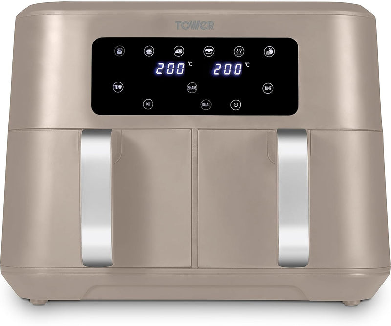 T17137wht Vortx 8.5L Dual Basket Air Fryer