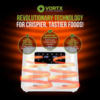 T17137wht Vortx 8.5L Dual Basket Air Fryer