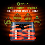 T17137wht Vortx 8.5L Dual Basket Air Fryer