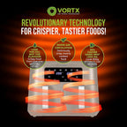T17137wht Vortx 8.5L Dual Basket Air Fryer