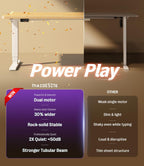 T2 Standing Desk Frame Dual Motor Electric Legs