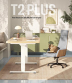 T2 Standing Desk Frame Dual Motor Electric Legs