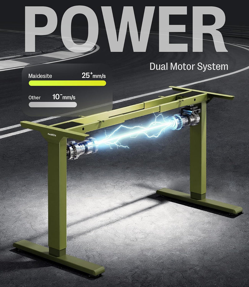 T2 Standing Desk Frame Dual Motor Electric Legs