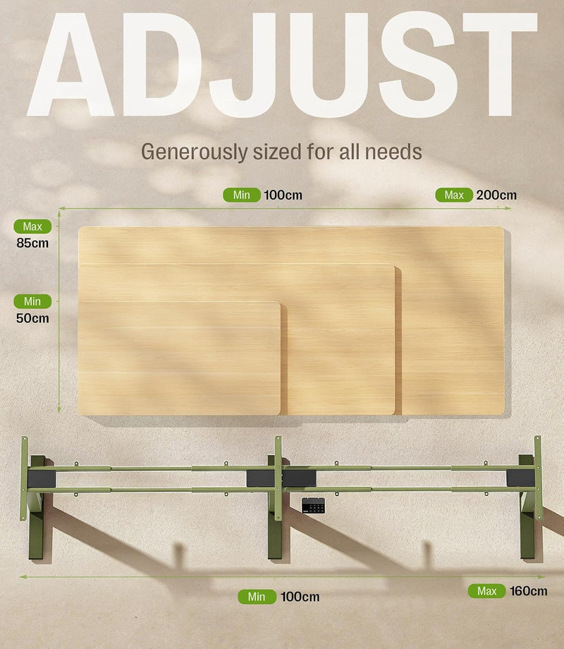 T2 Standing Desk Frame Dual Motor Electric Legs