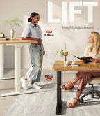 T2 Standing Desk Frame Dual Motor Electric Legs