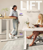 T2 Standing Desk Frame Dual Motor Electric Legs