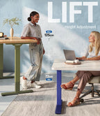 T2 Standing Desk Frame Dual Motor Electric Legs