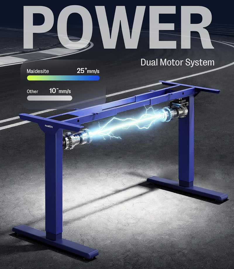 T2 Standing Desk Frame Dual Motor Electric Legs