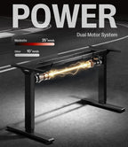 T2 Standing Desk Frame Dual Motor Electric Legs
