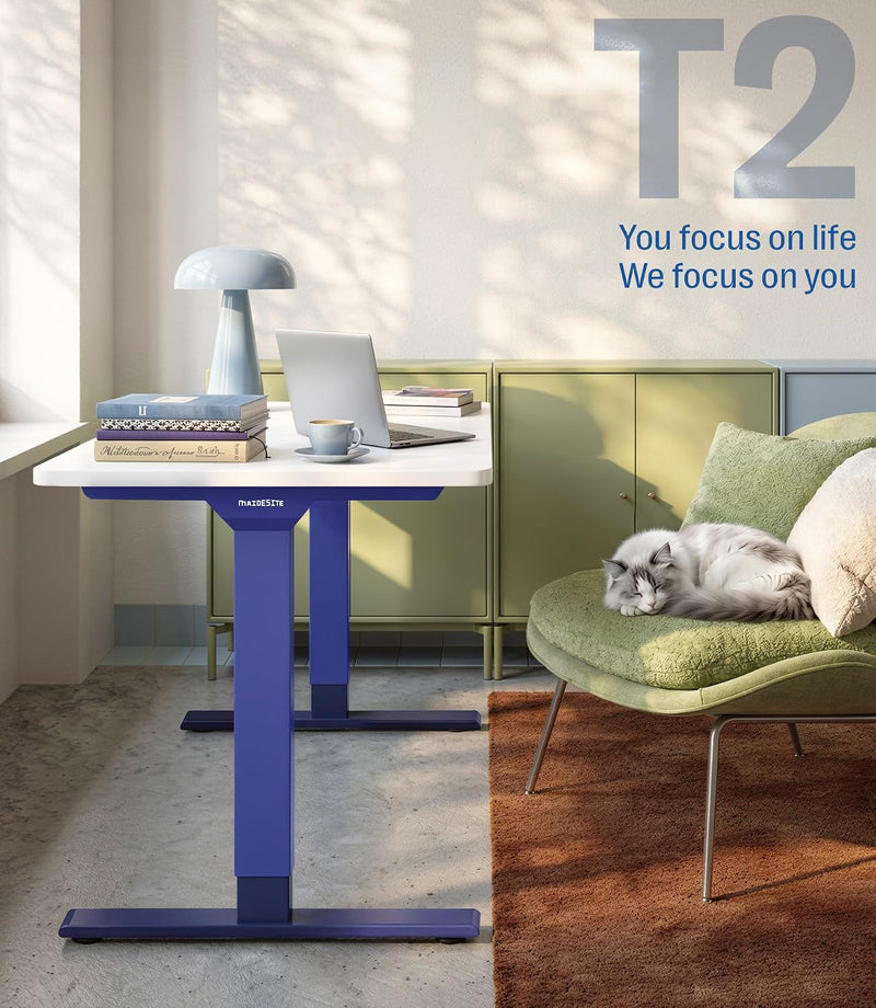 T2 Standing Desk Frame Dual Motor Electric Legs