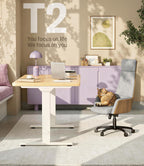 T2 Standing Desk Frame Dual Motor Electric Legs