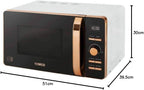 T24020 Manual Microwave with 30-Minute Timer and 6