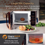 T24020 Manual Microwave with 30-Minute Timer and 6