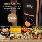T24020 Manual Microwave with 30-Minute Timer and 6