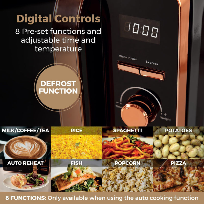 T24020 Manual Microwave with 30-Minute Timer and 6