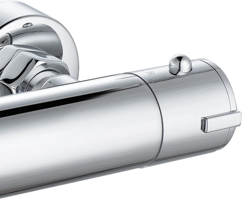 T33 Chrome Thermostatic Shower Mixer Bar Valve