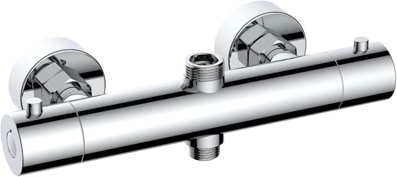 T33 Chrome Thermostatic Shower Mixer Bar Valve