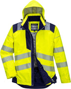 T400 Hi-Vis Waterproof Hooded Work Jacket Thermal