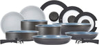 T800200 Cookware Set with Ceramic Coating Stackable Design (13 Piece)