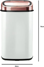 T80904rb Kitchen Bin with Sensor Lid Automatic Soft-Close