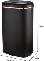T838010pnk Cavaletto Square Sensor Bin 58L and Rose