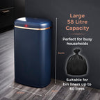 T838010pnk Cavaletto Square Sensor Bin 58L and Rose