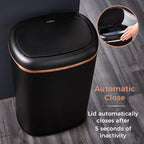 T838010pnk Cavaletto Square Sensor Bin 58L and Rose