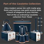 T838010pnk Cavaletto Square Sensor Bin 58L and Rose