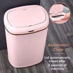 T838010pnk Cavaletto Square Sensor Bin 58L and Rose