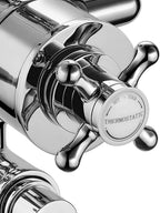 T87 Single Shower Unit Outlet Twin Thermostatic Valve
