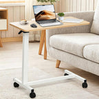 Table Adjustable Height Hospital Bed with Lockable Wheels