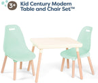 Table and Chair Set Kid Century Modern Mint