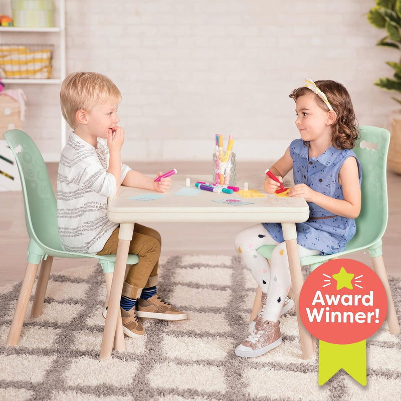 Table and Chair Set Kid Century Modern Mint