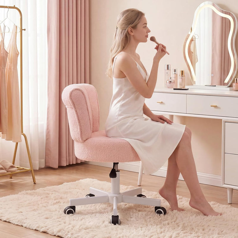 Table Chair Makeup Desk for Bedroom Teddy