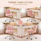 Table Chair Makeup Desk for Bedroom Teddy