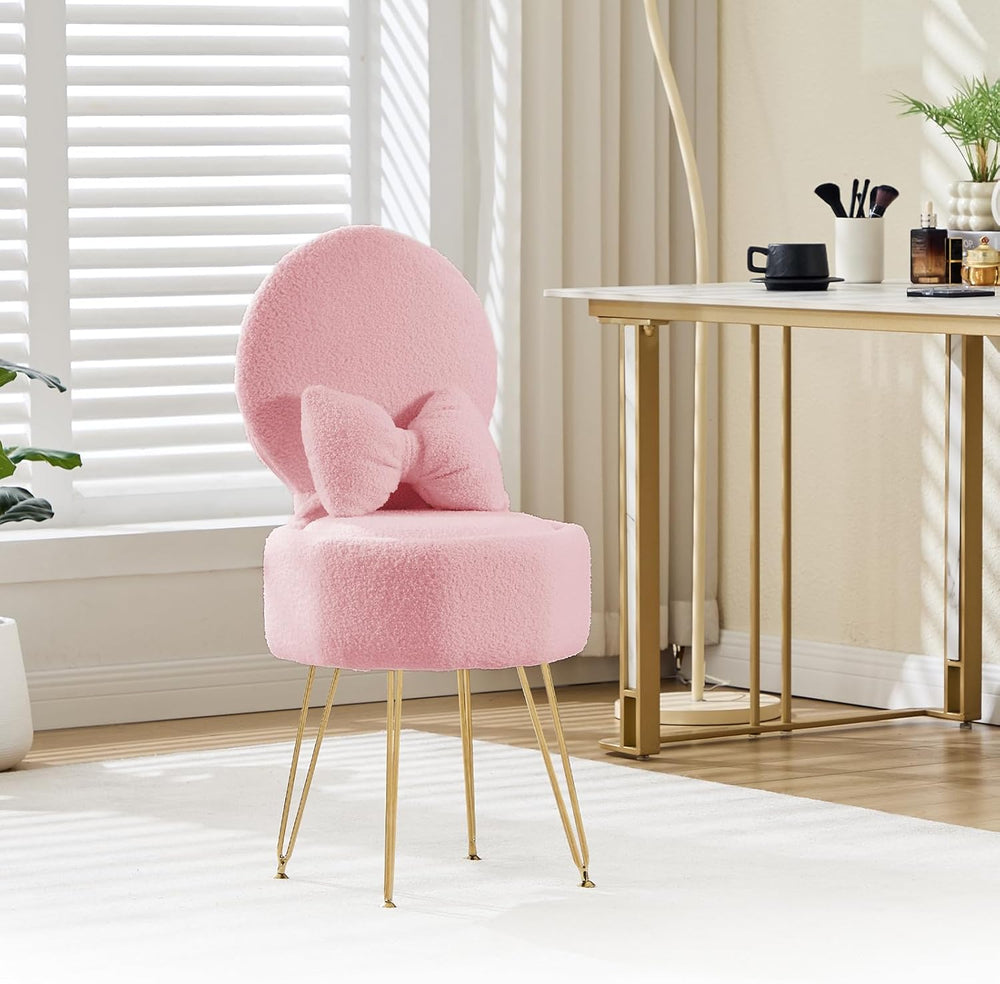 Table Chair with Stroage Space Vanity