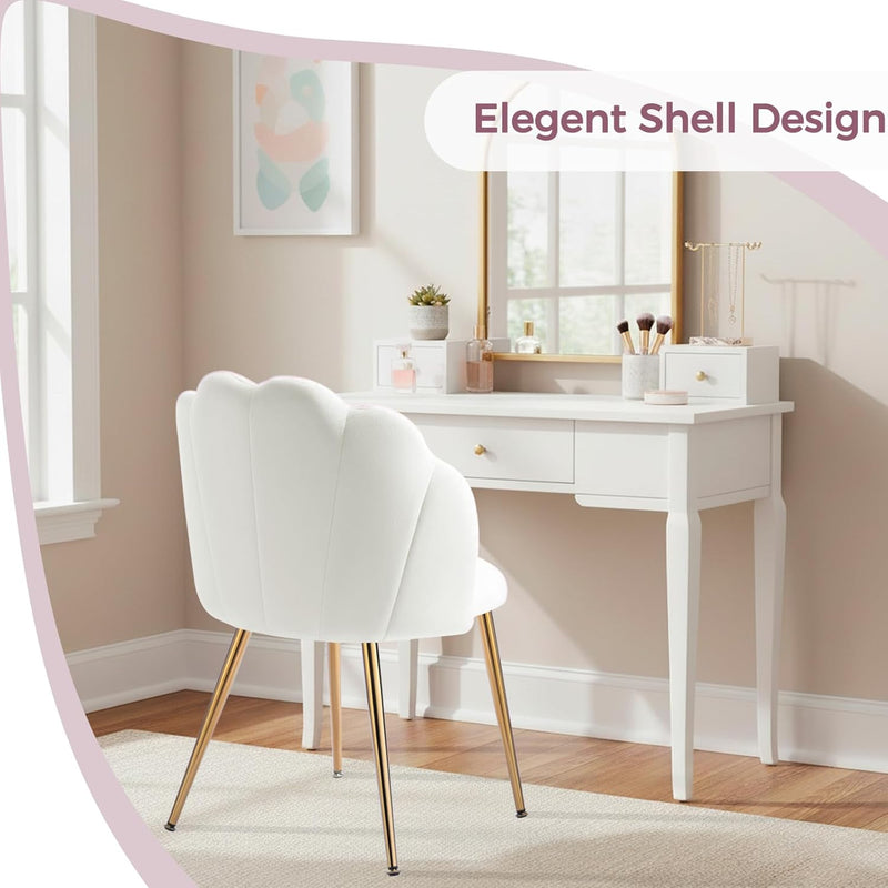 Table Chair with Back Legs Shell for Bedroom